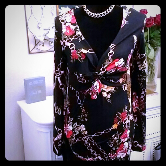 iris Dresses & Skirts - Roses & Chains print dress